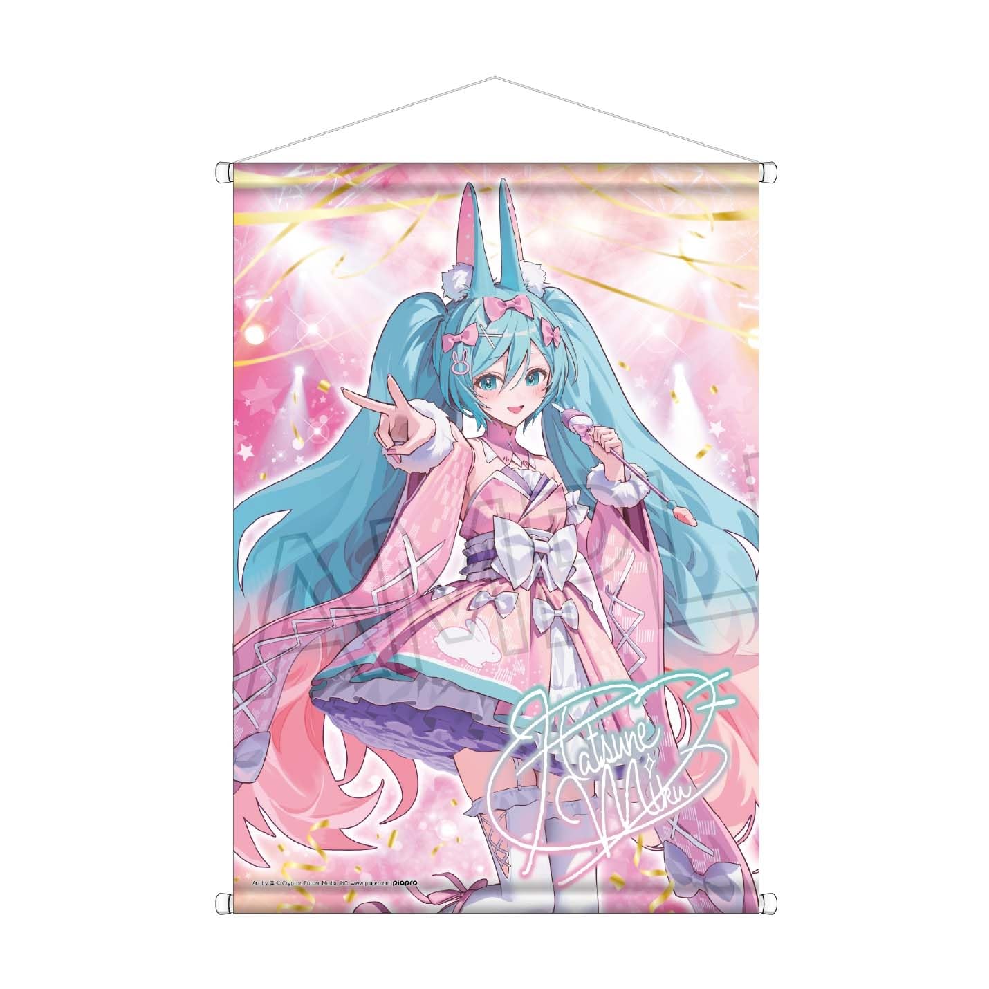 Amazon.co.jp: 初音ミク あやかしステージ タペストリー 玉兎
